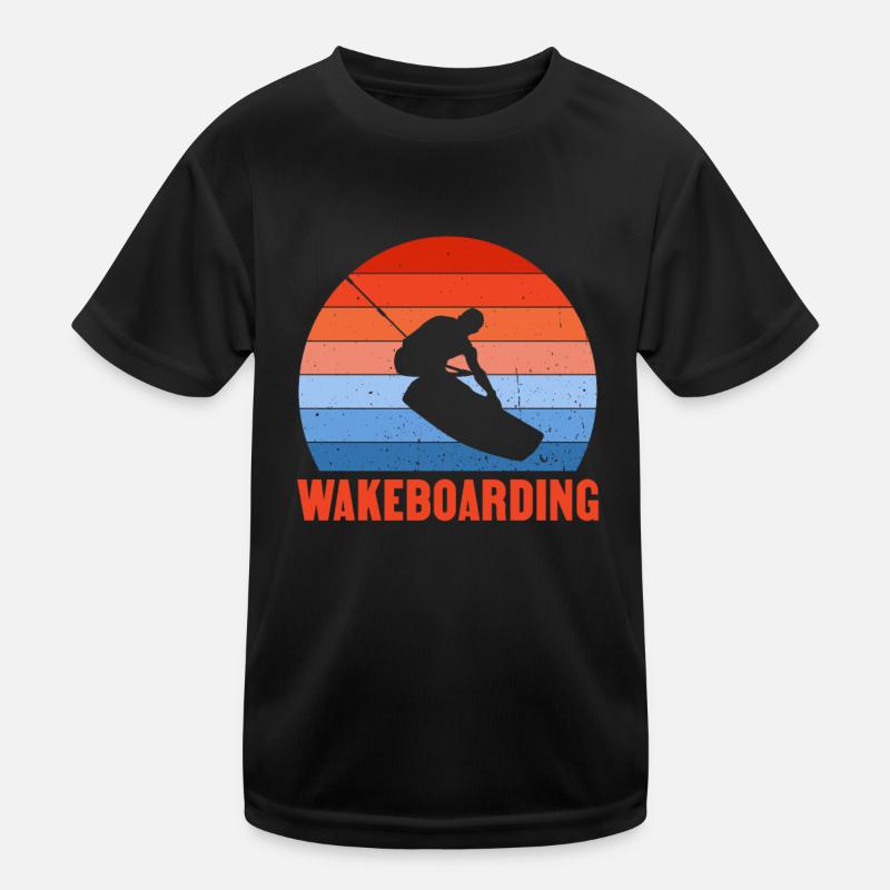 Wakeboard Wakeboarder Wakeboarding Gift Kids Functional T-Shirt