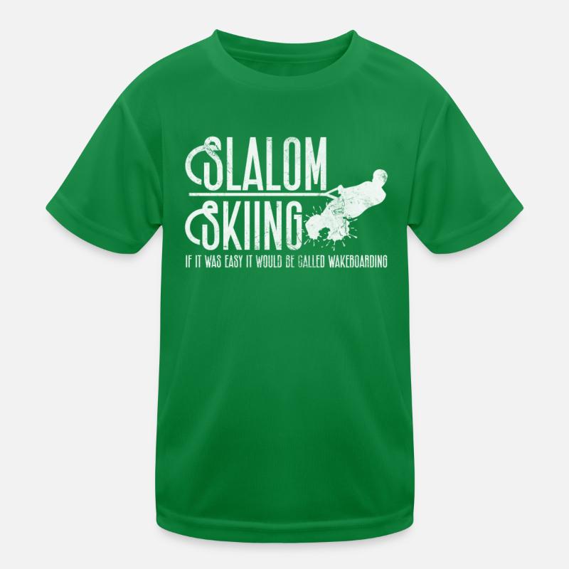 Wakeboard Kinder Funktions-T-Shirt