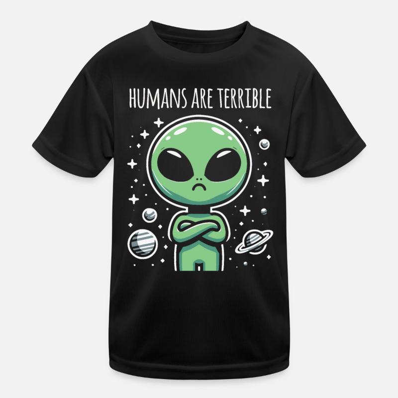 Alien UFO Alien Galaxy Geschnek Kids Functional T-Shirt