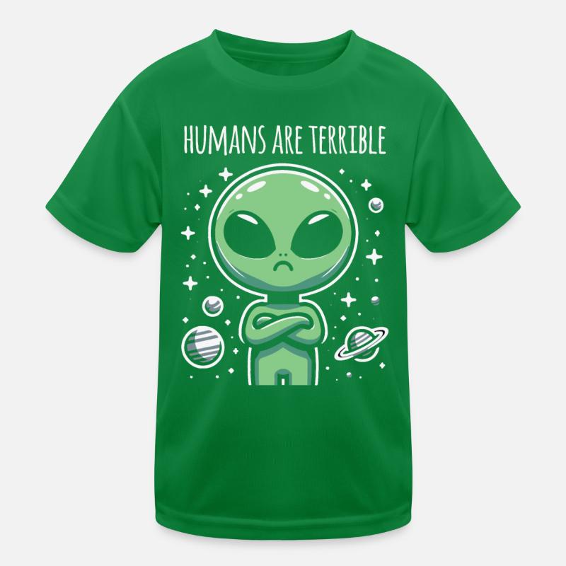 Alien UFO Alien Galaxy Geschnek Kids Functional T-Shirt