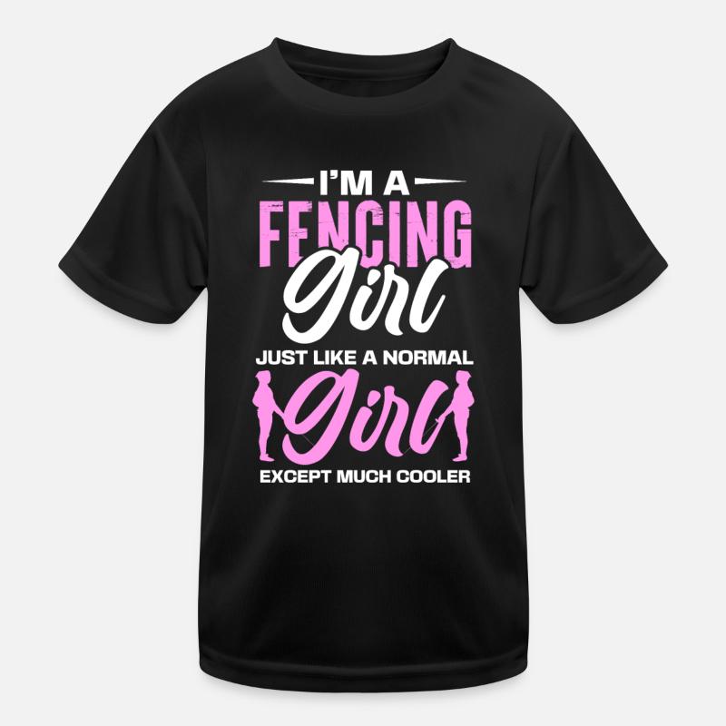 Escrime Épée Sabre Épée Épée Escrime Cadeau T-shirt sport Enfant