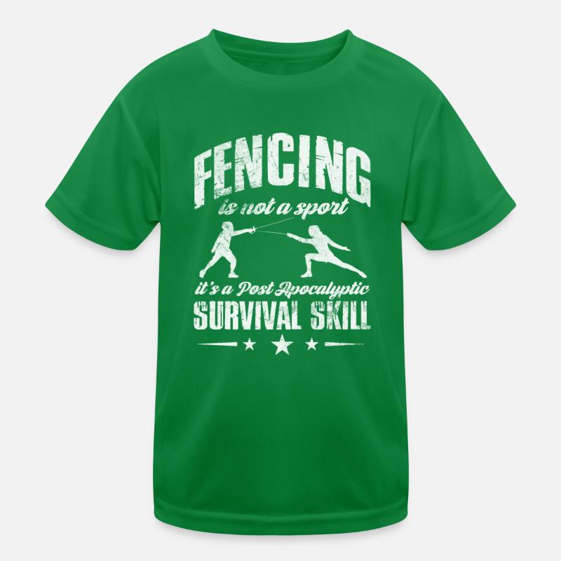 Fencing Kids Functional T-Shirt