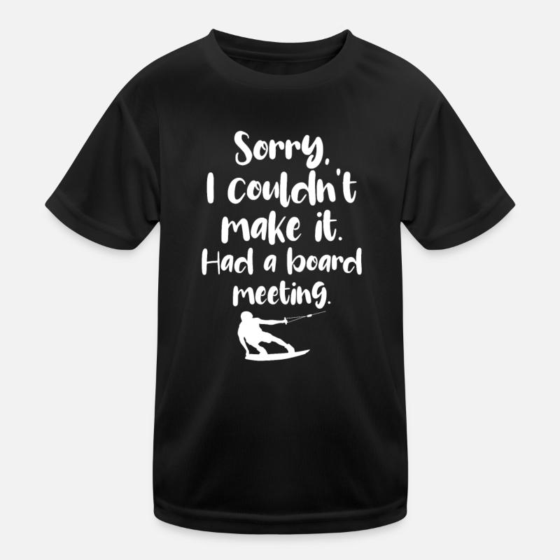 Wakeboard Wakeboarder Wakeboarding Gift Kids Functional T-Shirt