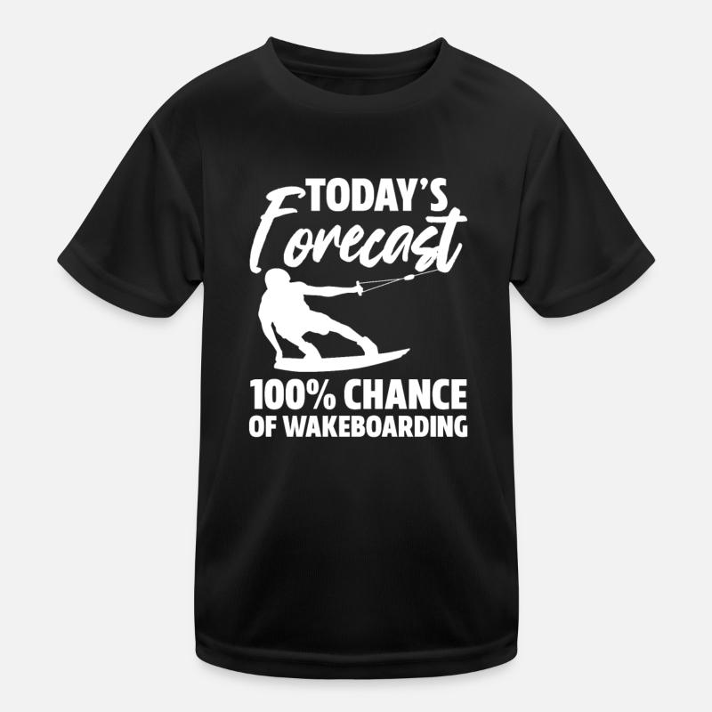 Wakeboard Wakeboarder Wakeboarding Gift Kids Functional T-Shirt