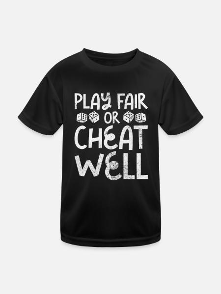 Board game - Kids Functional T-Shirt - black - Front