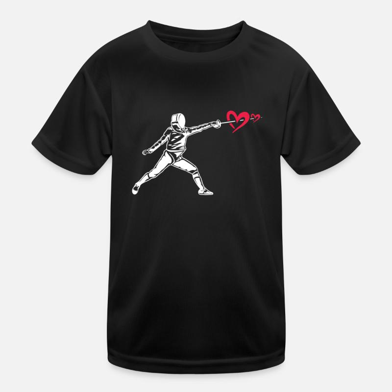 Escrime Épée Sabre Épée Épée Escrime Cadeau T-shirt sport Enfant