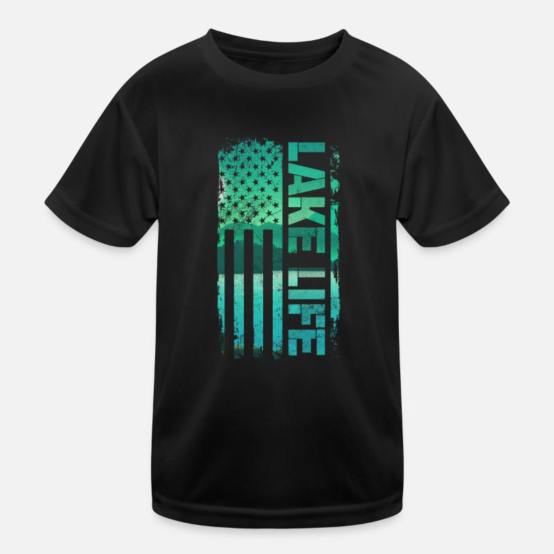 Wakeboarding Kids Functional T-Shirt