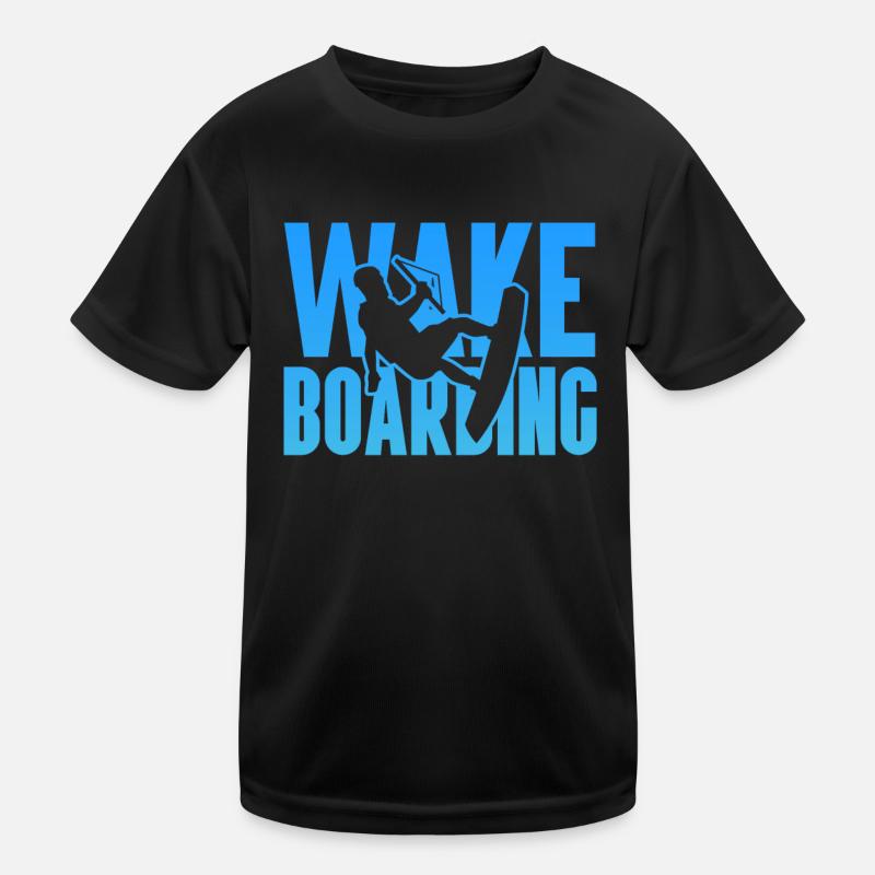 Wakeboard Wakeboarder Wakeboarding Gift Kids Functional T-Shirt