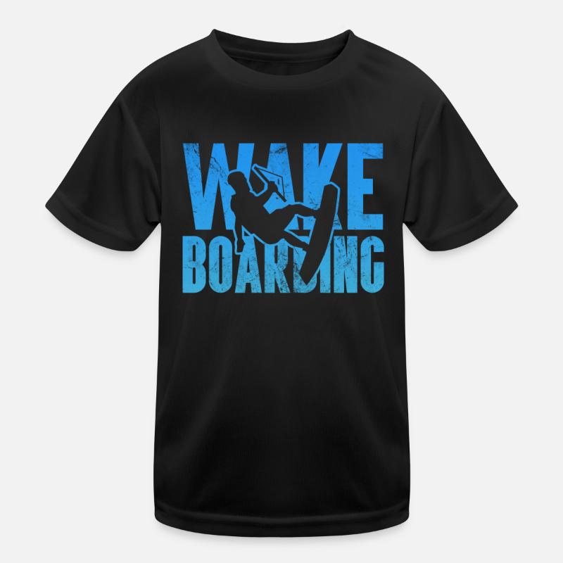 Wakeboarding Kids Functional T-Shirt