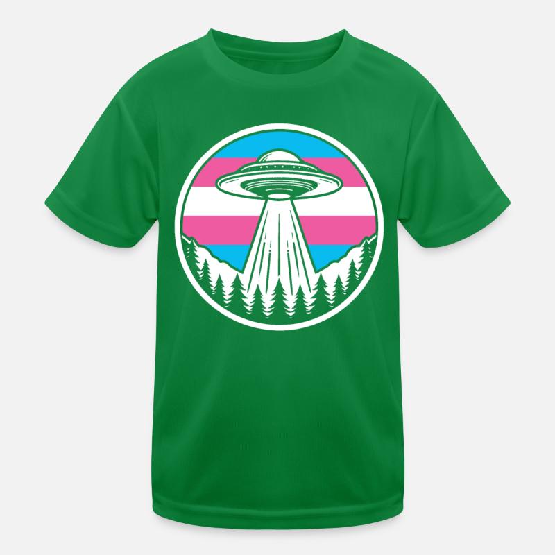 Alien UFO Alien Galaxy Geschnek Kids Functional T-Shirt
