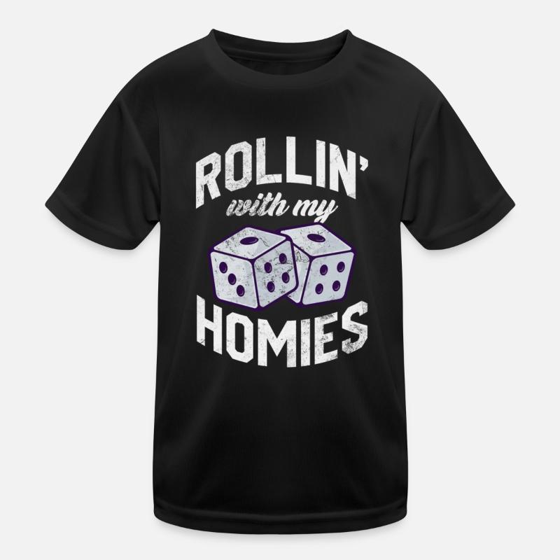 Brettspiel Kinder Funktions-T-Shirt
