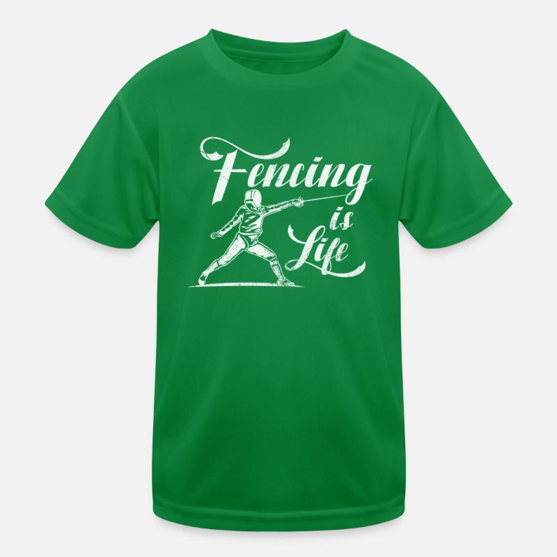Fechten Kinder Funktions-T-Shirt