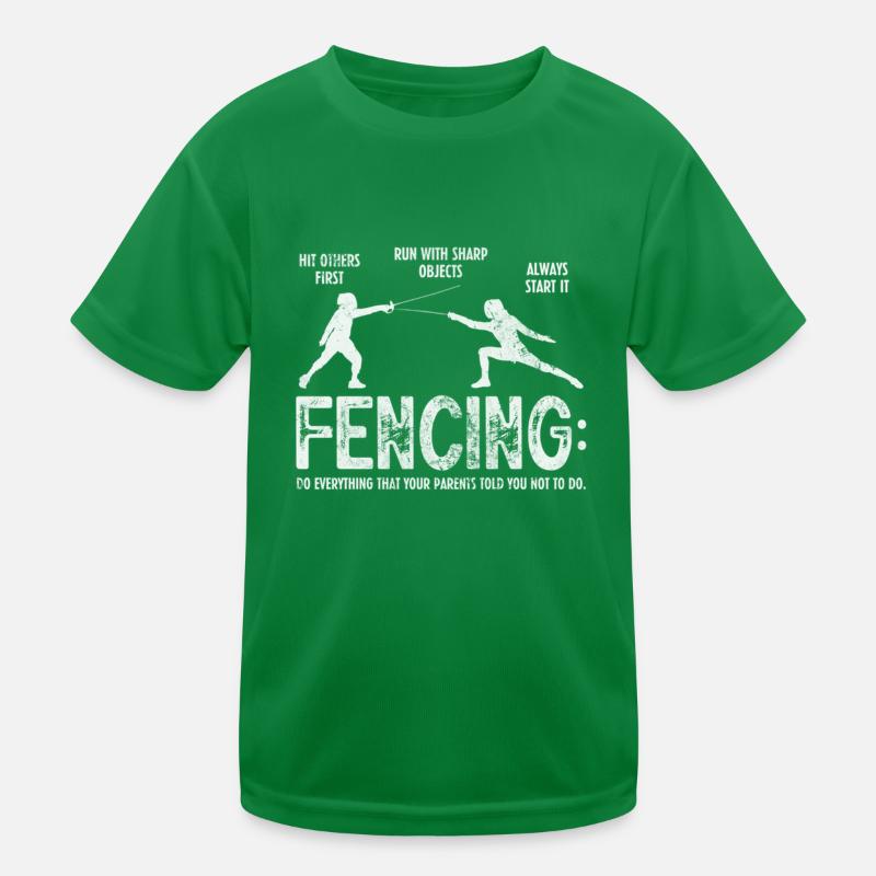 Fechten Kinder Funktions-T-Shirt