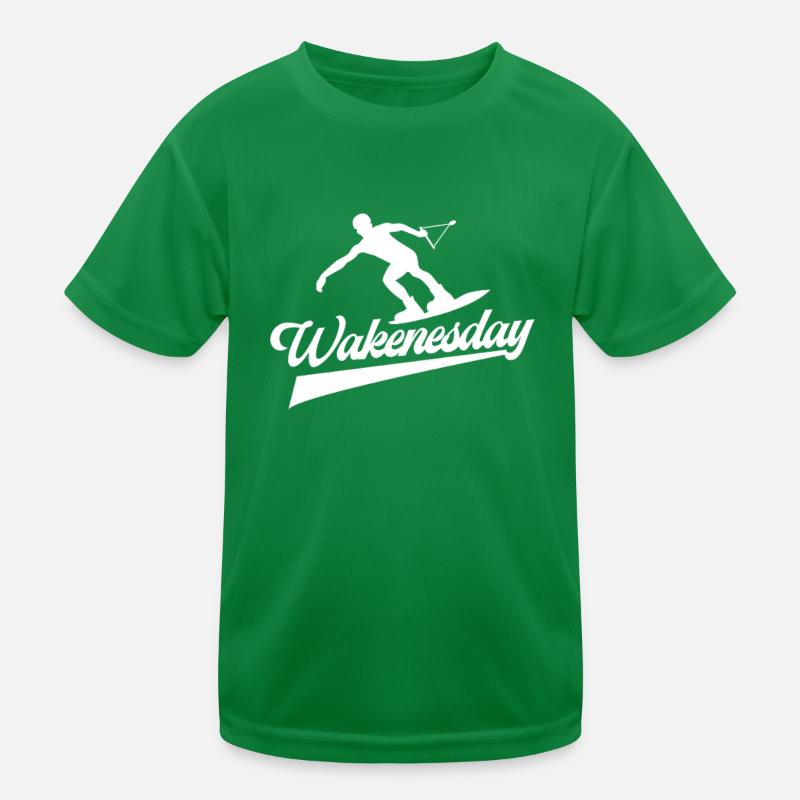 Wakeboard Wakeboarder Wakeboarding Gift Kids Functional T-Shirt