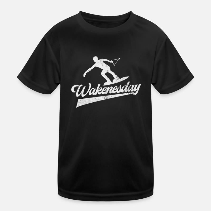 Wakeboarding Kids Functional T-Shirt