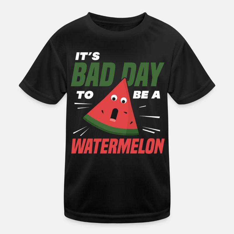 Melon pastèque Fruit d’été Cadeau végétalien T-shirt sport Enfant