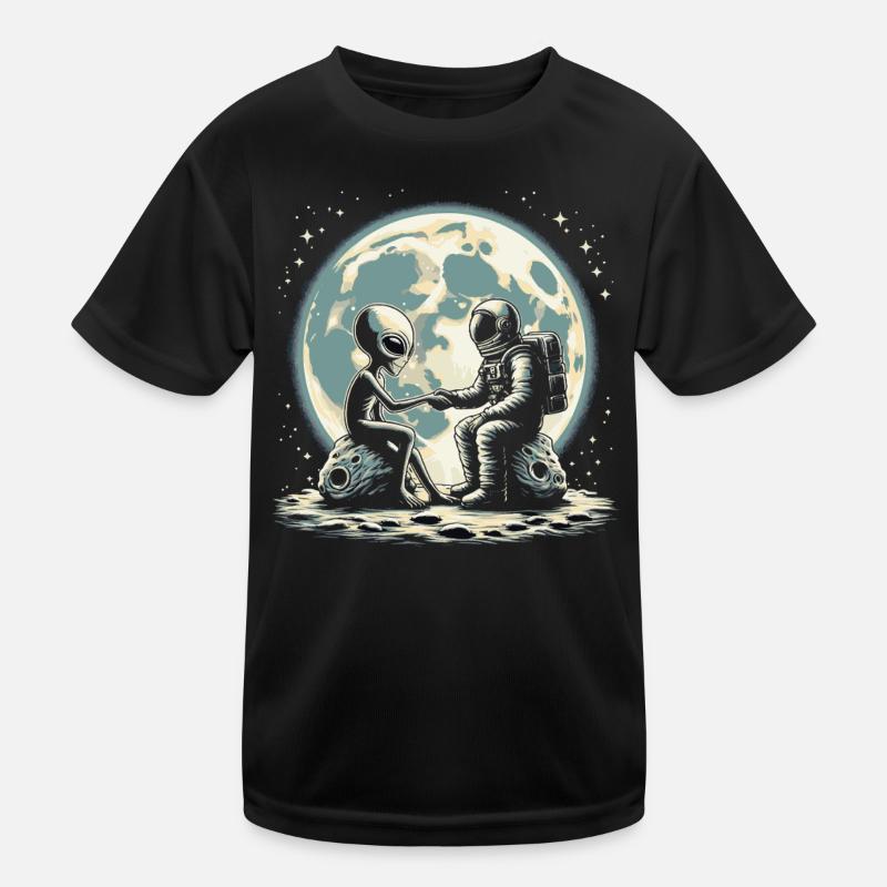 Alien UFO Alien Galaxy Geschnek Kids Functional T-Shirt