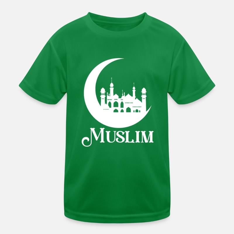 Muslim Islam Allah Ramadan Kareem Gift Kids Functional T-Shirt