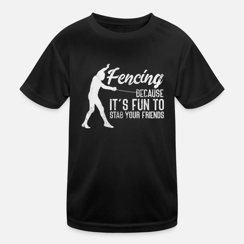 Fechten Kinder Funktions-T-Shirt