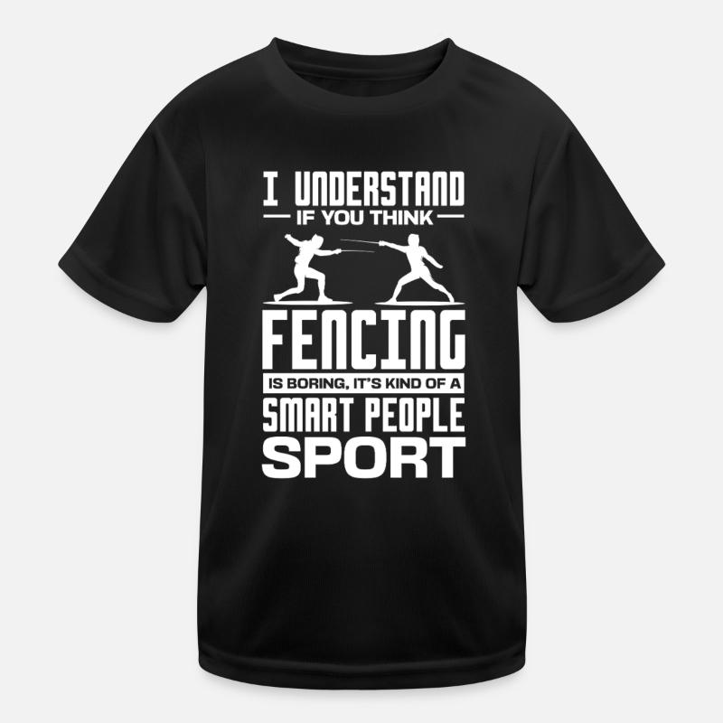 Escrime Épée Sabre Épée Épée Escrime Cadeau T-shirt sport Enfant
