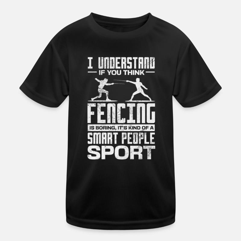 Fencing Kids Functional T-Shirt