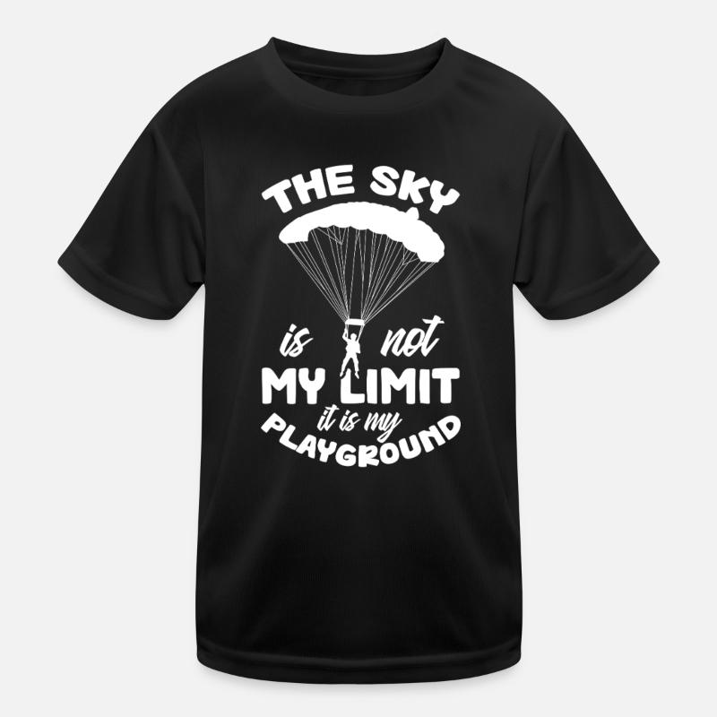 Skydive Skydiver Skydiving Fallschirm Geschenk Kinder Funktions-T-Shirt