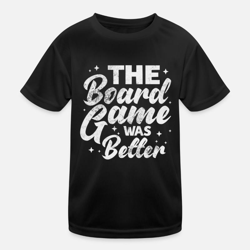 Brettspiel Kinder Funktions-T-Shirt