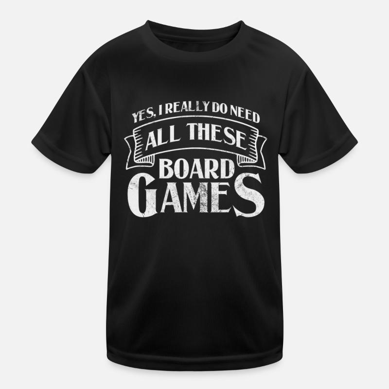 Brettspiel Kinder Funktions-T-Shirt