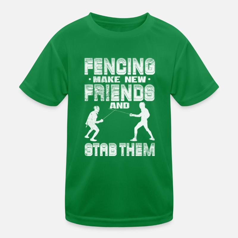 Fechten Kinder Funktions-T-Shirt