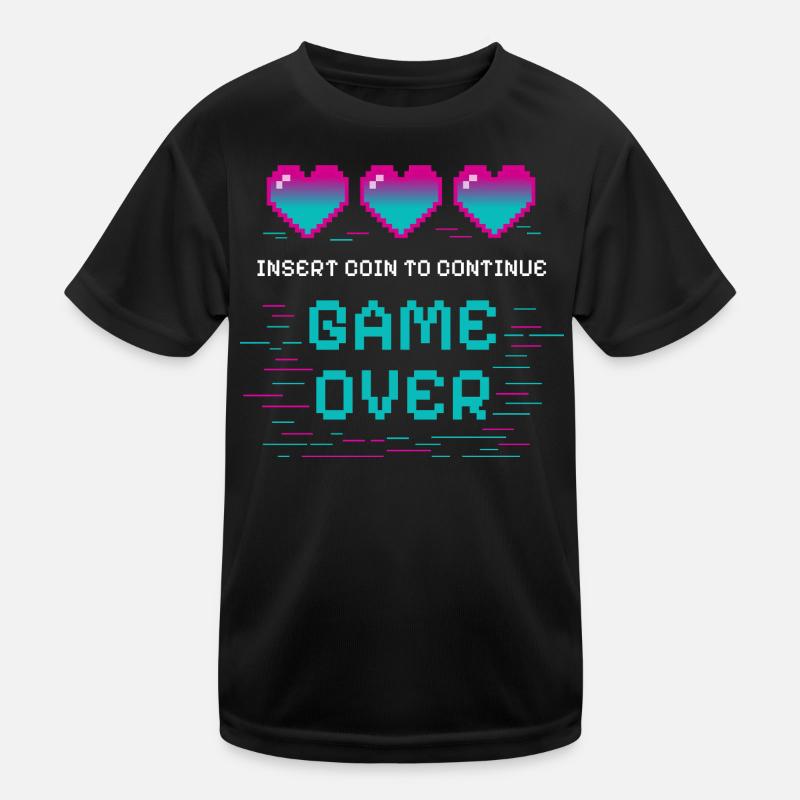 Retro Pixel Heart avec motif gaming T-shirt sport Enfant