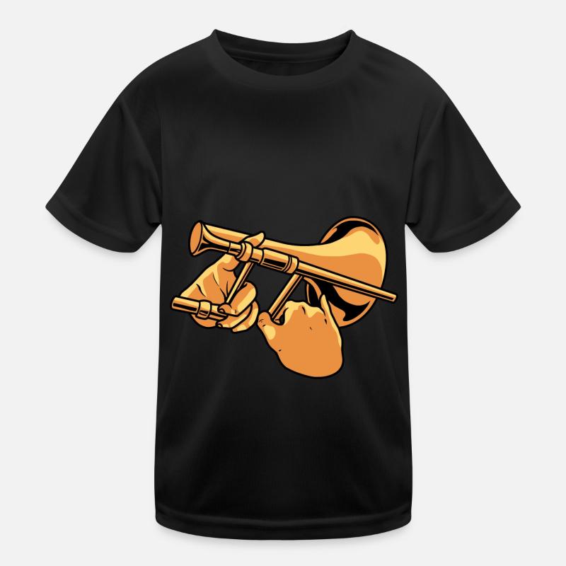 Posaune Kinder Funktions-T-Shirt