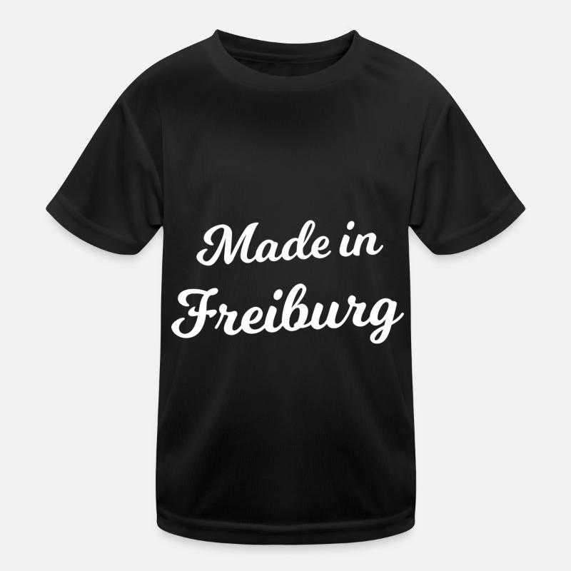 Né à Fribourg T-shirt sport Enfant