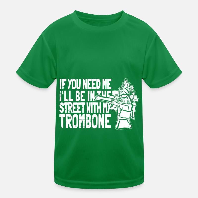 Posaune Kinder Funktions-T-Shirt