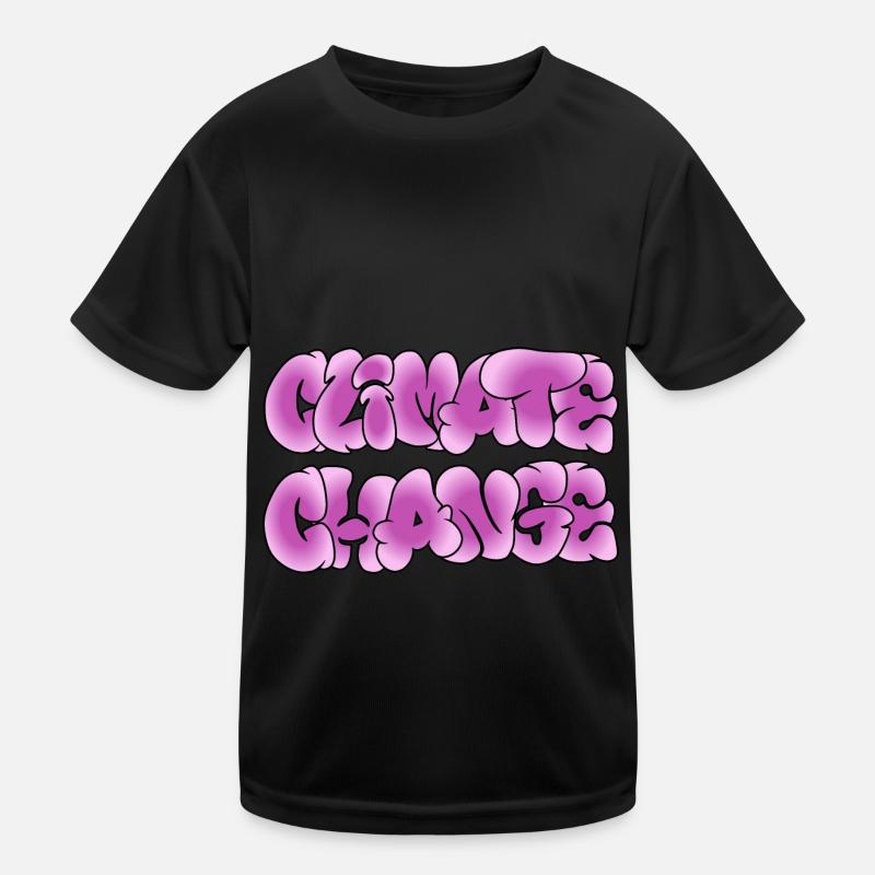 Klima-Wandel, Climate Change, Climachange Kinder Funktions-T-Shirt