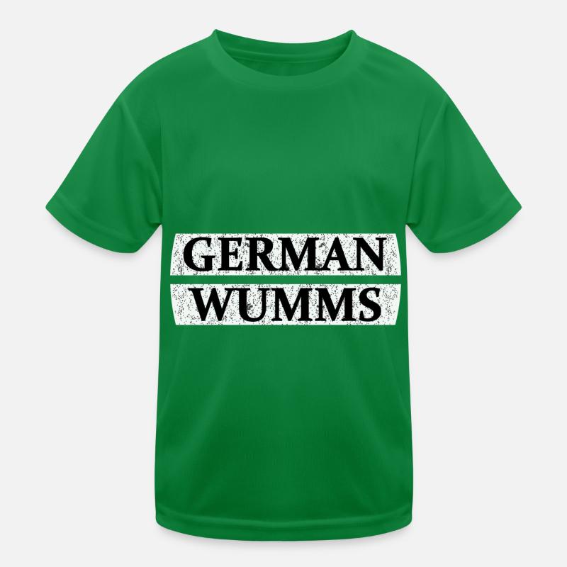 Der deutsche Wumms Kinder Funktions-T-Shirt