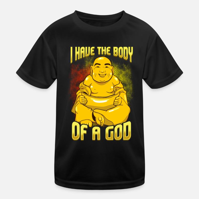 J’ai le corps d’un dieu Funny dad bod design pour T-shirt sport Enfant