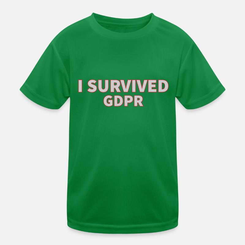 J’ai survécu gdpr T-shirt sport Enfant