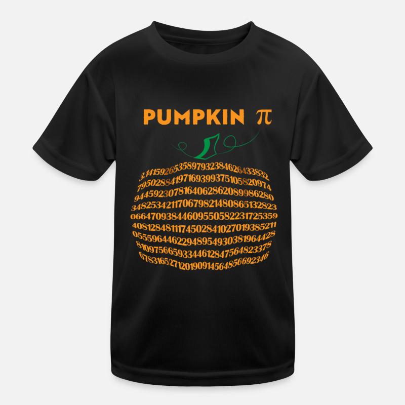 Kürbis Pi Halloween Mathe Witz Kinder Funktions-T-Shirt