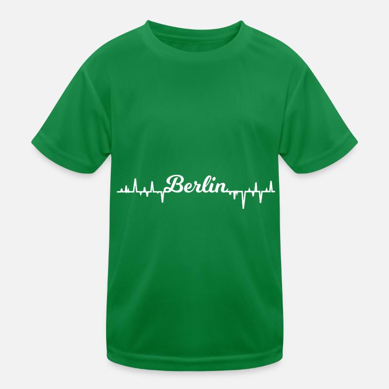 Der Herzschlag Berlins Kinder Funktions-T-Shirt