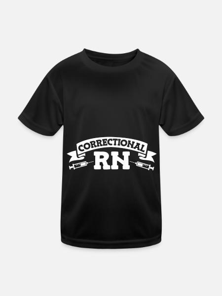 Infirmier - T-shirt sport Enfant - noir - Devant