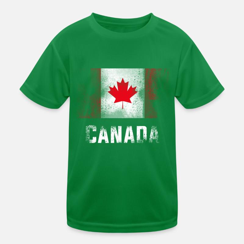 Kanada Kinder Funktions-T-Shirt