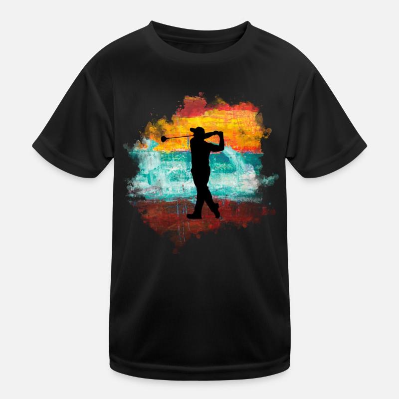 Golf Kinder Funktions-T-Shirt