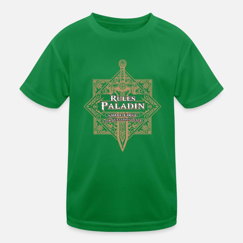 RPG game Rules Paladin Kids Functional T-Shirt