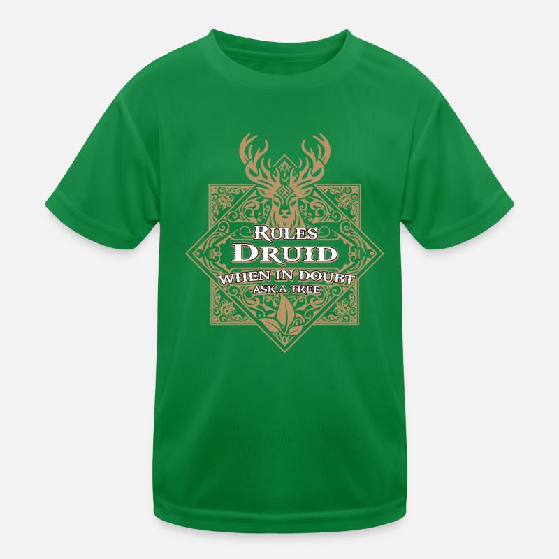Druide Regeln RPG Spiel Kinder Funktions-T-Shirt