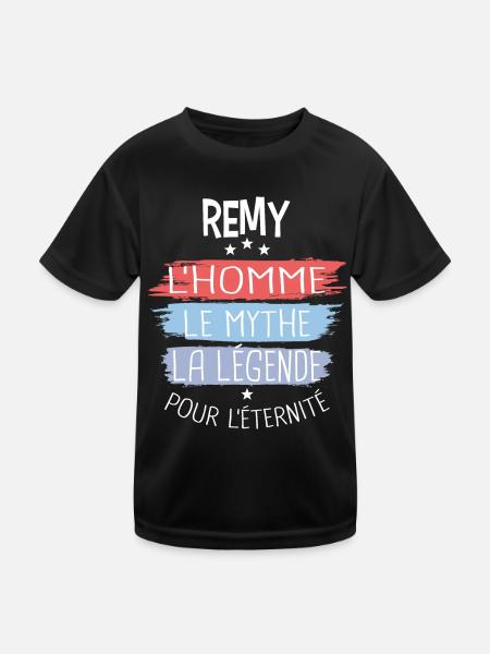 Remy l'homme le mythe la légende - T-shirt sport Enfant - noir - Devant