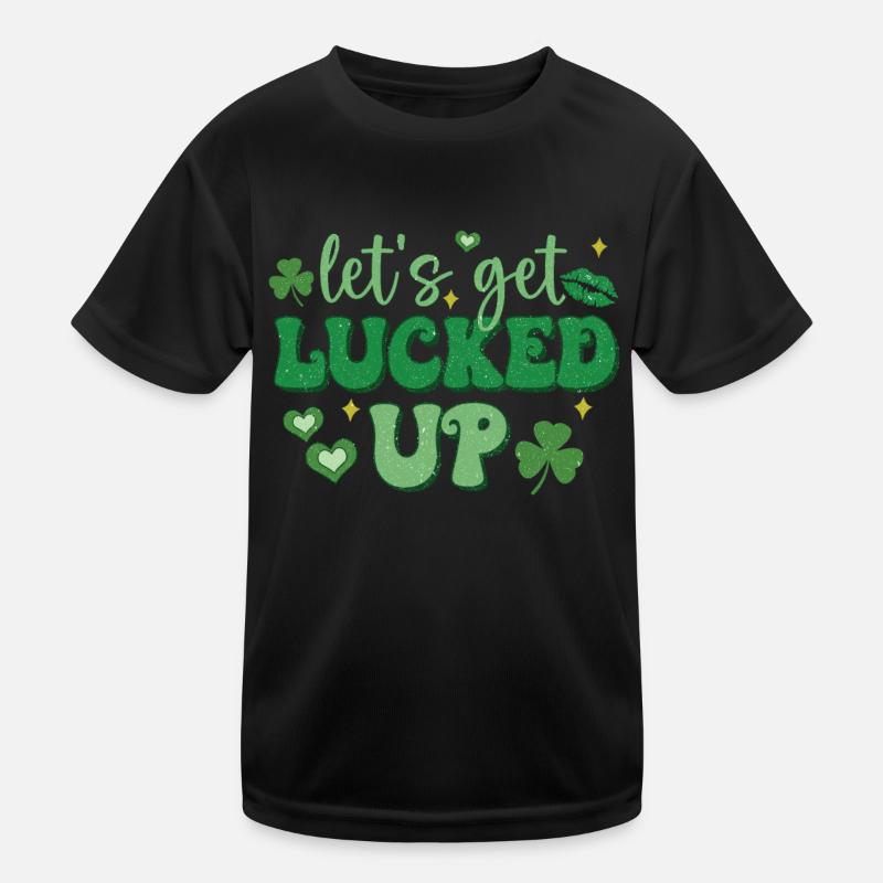 St. Patrick's Day Let's Challenge Happiness Kids Functional T-Shirt