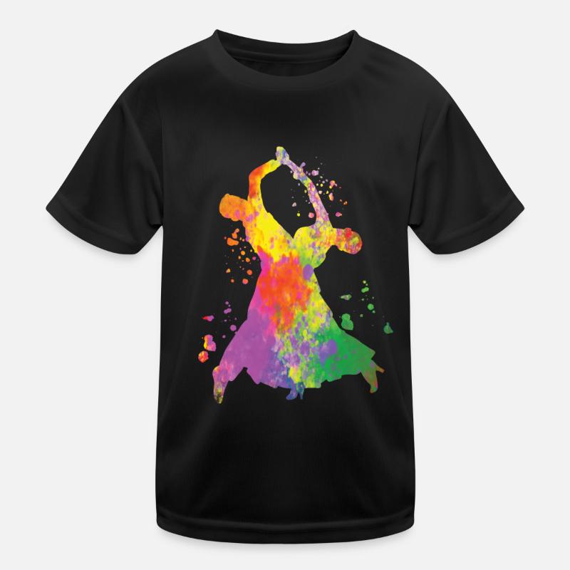 Slow Fox Quickstep Gesellschaftstanz Kinder Funktions-T-Shirt