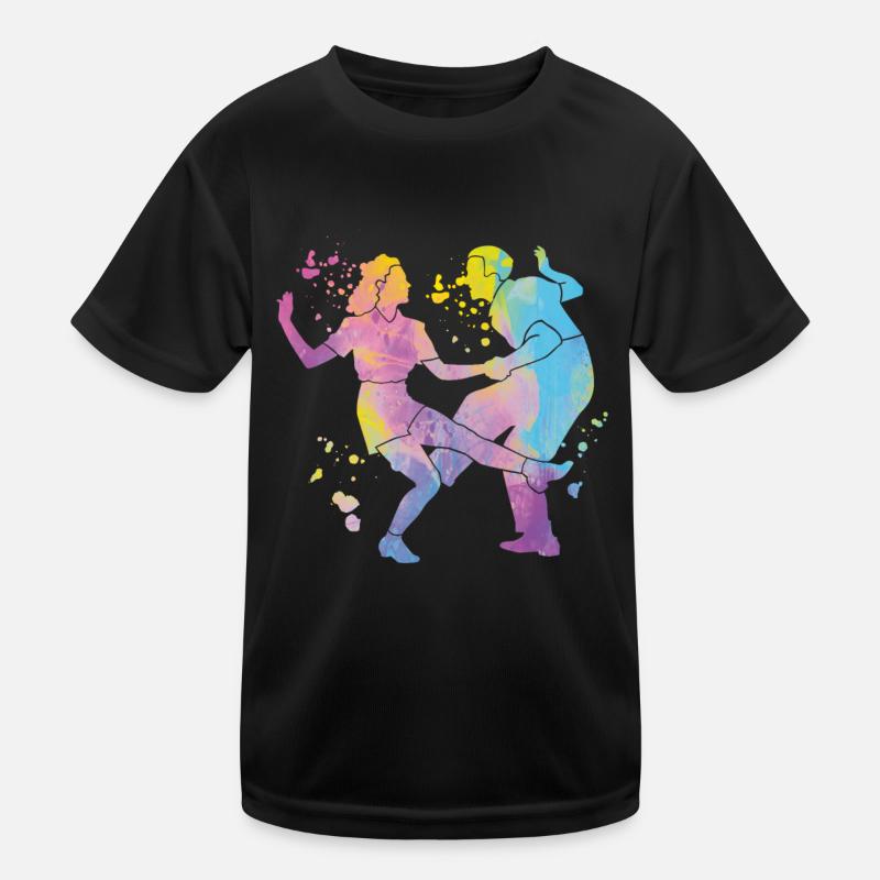 Danse Swing 60s Boogie Woogie T-shirt sport Enfant