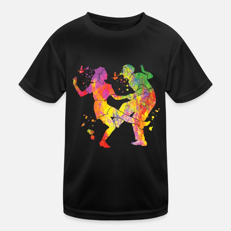 Danse Swing 60s Boogie Woogie T-shirt sport Enfant