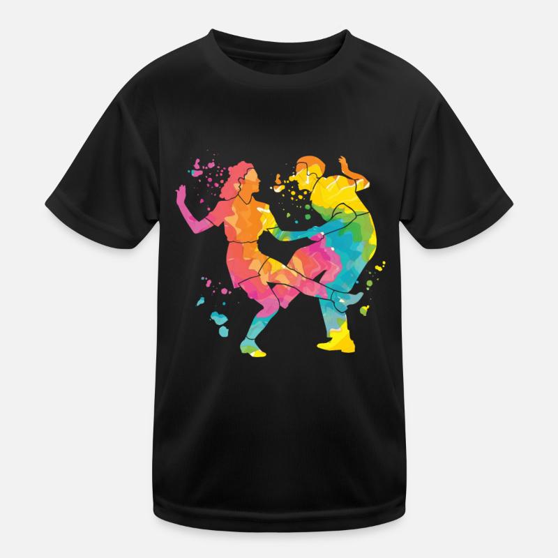 Danse Swing 60s Boogie Woogie T-shirt sport Enfant